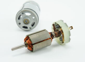 geöffneter DC Motor